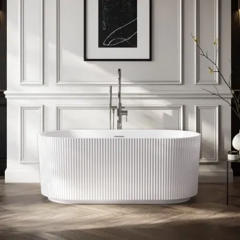 Barnet 1500mm Fluted Freestanding Bath