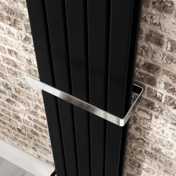Chrome Towel Hanger 380mm for Double Flat Panel Radiator