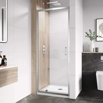 London 6mm Pivot Shower Door 700mm