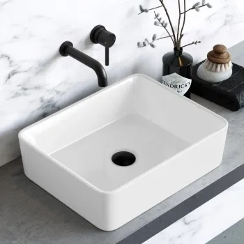 Troy Rectangular Counter Top Basin 480mm
