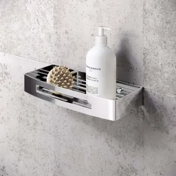 Ivy Chrome Soap Basket