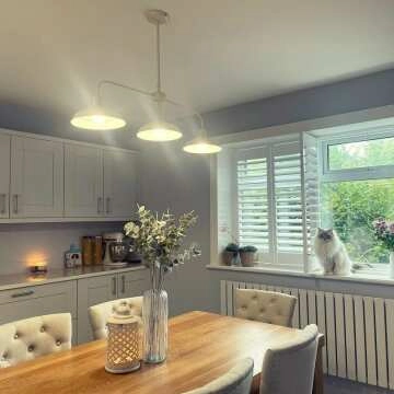 Faro White Double Flat Panel Horizontal Radiator 600x1400mm