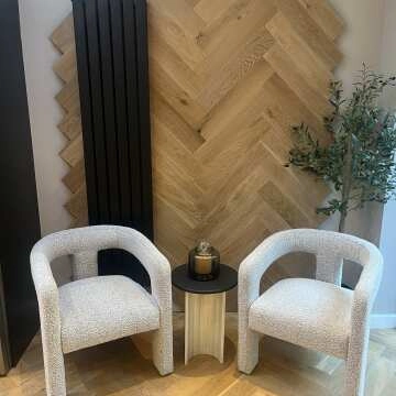 Faro Matt Black Double Flat Panel Vertical Radiator 1800x420mm