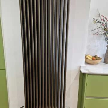 Athens Antique Gold Triple Column Vertical Traditional Radiator 1800x650mm