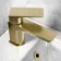 Soar Brushed Brass Cloakroom Basin Mixer Tap