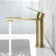 Tees Brushed Brass Basin Mixer Tap