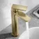 Ribble Brushed Brass High Rise Basin Mixer Tap
