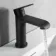 Tay Matt Black Basin Mixer Tap