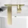 Tamar Brushed Brass Wall Mounted Basin Mixer Tap