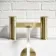 Lune Brushed Brass Bath Filler