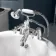 Nairn Traditional Chrome Bath Shower Mixer Tap