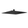 300mm Matt Black Square Stainless Steel Slim Shower Head