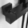 Galway Premium Matt Black Square Thermostatic Shower Set