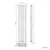 Faro Anthracite Double Flat Panel Vertical Radiator 1800x420mm