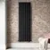Faro Matt Black Double Flat Panel Vertical Radiator 1800x560mm