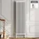Athens White Double Column Vertical Traditional Radiator 1800x560mm