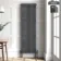 Athens Anthracite Triple Column Vertical Traditional Radiator 1800x560mm