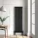 Athens Matt Black Double Column Vertical Traditional Radiator 1800x560mm