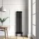 Athens Matt Black Triple Column Vertical Traditional Radiator 1500x380mm