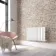 Faro White Single Flat Panel Horizontal Radiator 600x980mm