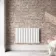 Faro White Double Flat Panel Horizontal Radiator 600x980mm