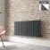 Faro Anthracite Single Flat Panel Horizontal Radiator 600x1190mm