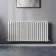 Marbella White Double Oval Panel Radiator 600x1200mm