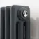 Athens Anthracite Triple Column Horizontal Traditional Radiator 600x605mm
