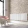 Faro White Single Flat Panel Horizontal Radiator 600x1820mm