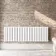 Faro White Single Flat Panel Horizontal Radiator 600x1820mm
