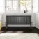 Athens Anthracite Triple Column Horizontal Traditional Radiator 450x1190mm