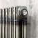 Athens Raw Metal Double Column Horizontal Traditional Radiator 600x605mm