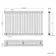 Athens Matt Black Double Column Horizontal Traditional Radiator 750x1190mm