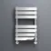 Santorini Chrome Flat Panel Heated Towel Rail 650x400mm