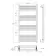 Valetta Matt Black Square Heated Towel Rail 1200x600mm
