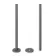 Anthracite Pipe Connectors For Heated Towel Rails & Radiators (Pair) 300mm