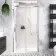 Stockholm Easy Clean 8mm Frameless Sliding Shower Door 1100mm