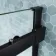 Oslo Matt Black Premium Easy Clean 8mm Sliding Shower Door 1200mm