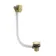 Brushed Brass Dual Function Overflow Bath Filler & Pop-Up Waste