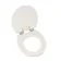 Hudson Traditional Chalk White Wooden Soft Close Toilet Seat
