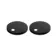 Matt Black Toilet Seat Round Hinge Cover Caps 60mm