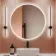 Aria Round Illuminated LED Mirror 800mm
