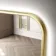 Olivia Brushed Brass Backlit llluminated LED Mirror 600x1200mm