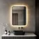 Mila Black Framed Backlit llluminated LED Mirror 800x600mm
