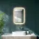 Mila Brushed Brass Backlit llluminated LED Mirror 600x400mm