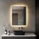 Mila Black Framed Backlit Illuminated LED Mirror With BLUETOOTH Speaker 800x600mm