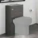 Harper Charcoal Elm Back To Wall Toilet Unit 500mm