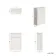 Milos Cotton White Slimline Back To Wall Toilet Unit 500mm