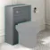 Capri Fog Grey Back To Wall Toilet Unit 500mm