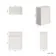 Capri Cotton White Back To Wall Toilet Unit 600mm